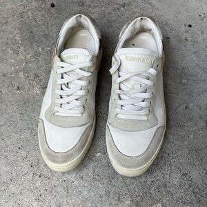 Burberry leather n nova chek sneakers